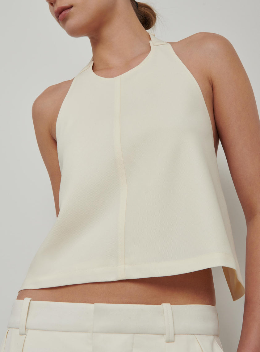 Backless Halter Top